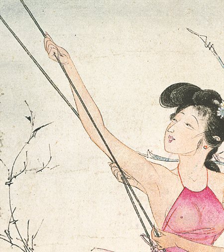 江岸-胡也佛的仕女画和最知名的金瓶梅秘戏图